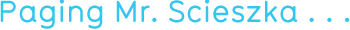 Paging Jon Scieszka